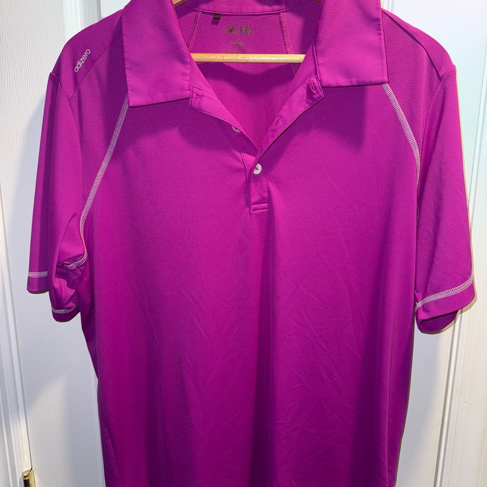 Adidas Golf Polo in Rich Purple